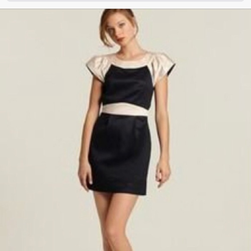 French Connection cut out mini dress with bow!
