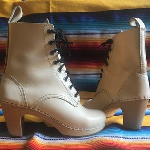 Swedish Hasbeens 'Toffel'  leather boots