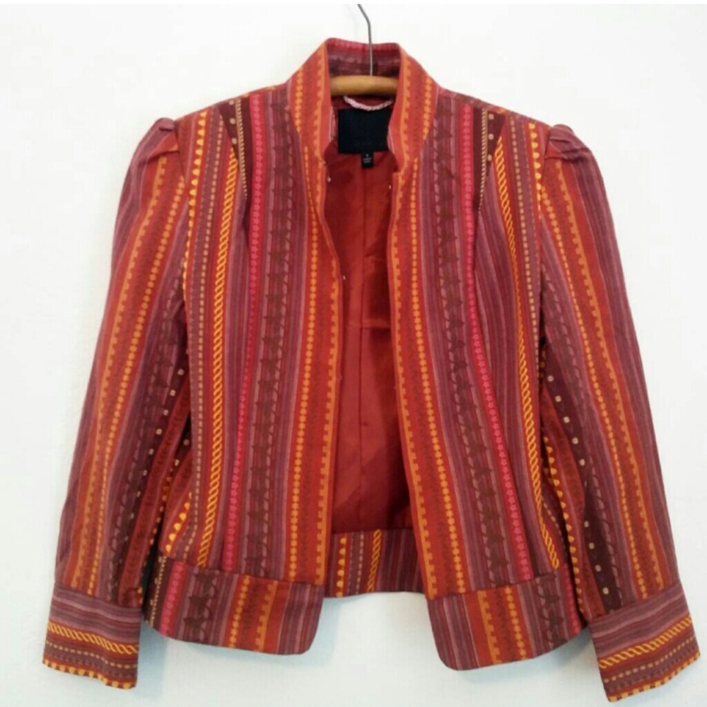 Woven Folk Jacket