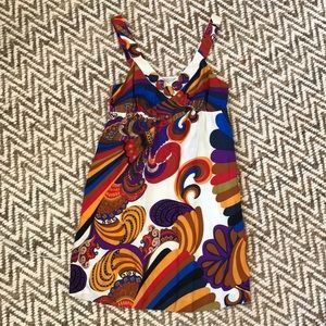 Silk Paisley Tibi Mini Dress