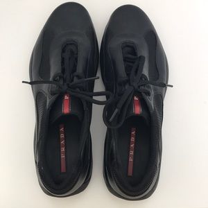 America's Cup Leather & Textile Trainer Sneaker