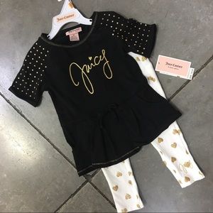 Juicy Couture Kids rhinestone set