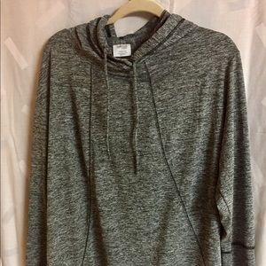 Grey active hoodie