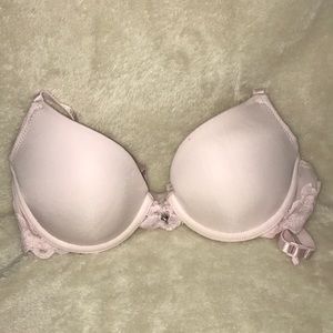 pink lace bra