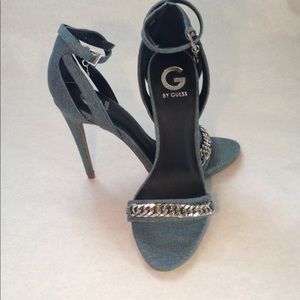 Denim open-toe Sandal