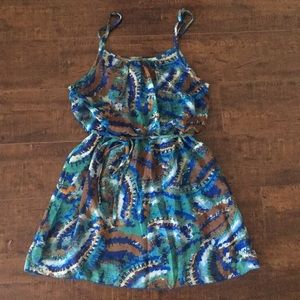 Multi Color Spaghetti Strap Dress