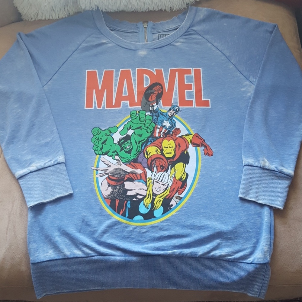 MARVEL Comics Quarter Length Sweatshirt