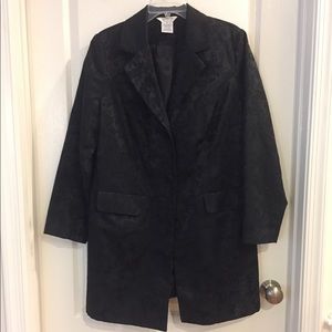 Black dress coat