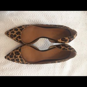 J. Crew Factory Calf Hair Heels