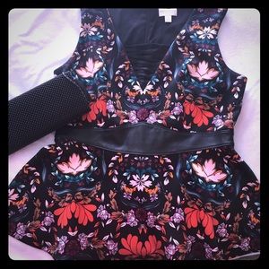 Sexy Sleeveless peplum top