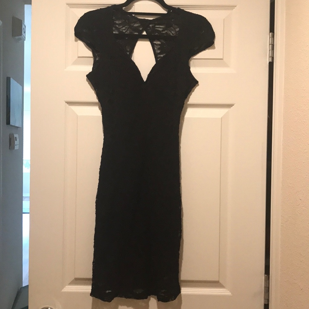 Sexy, lacy, little black dress!