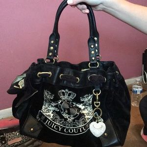 Juicy Couture black shoulder bag