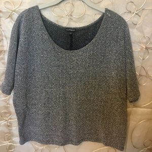 Express silver and sparkle shirt
