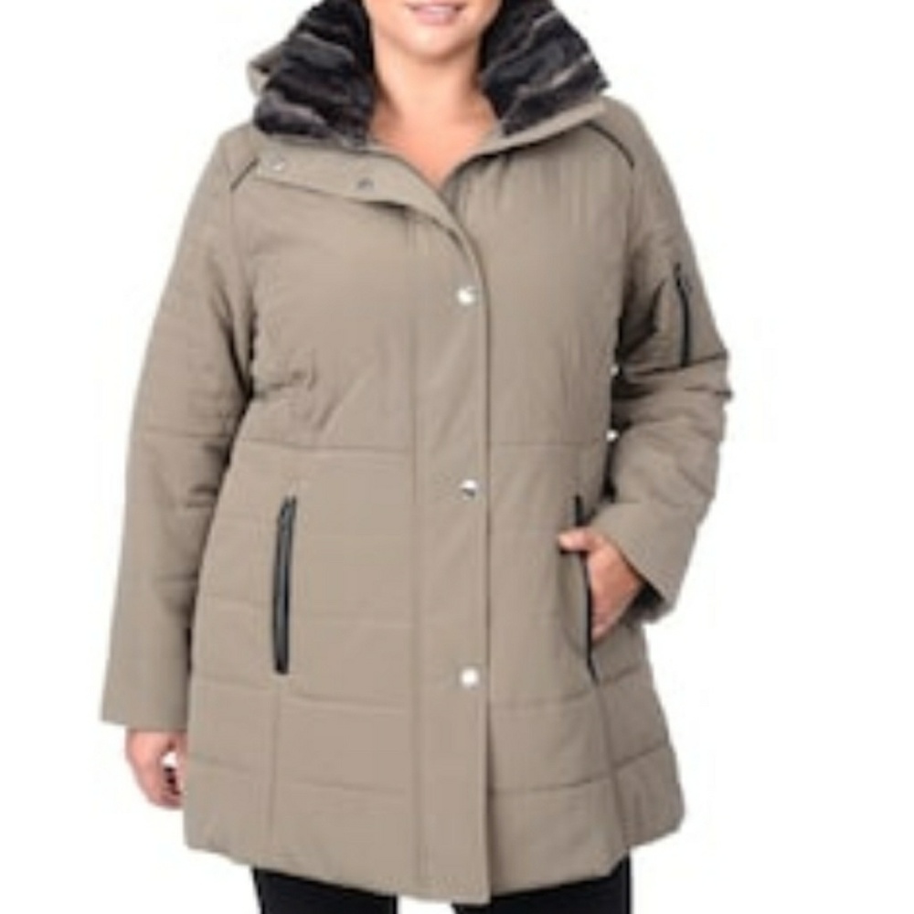 Plus Size Croft & Barrow Quilted Stadium Jacket