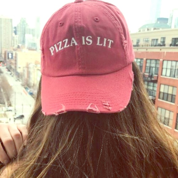 Accessories - Pizza is lit hat