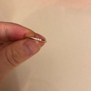 14k rose gold half round band (FINAL SALE 6pm)