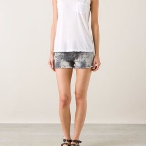 Hudson Amber Short with Bleach Splatter Effect