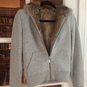 Juicy Couture rabbit fur hoodie
