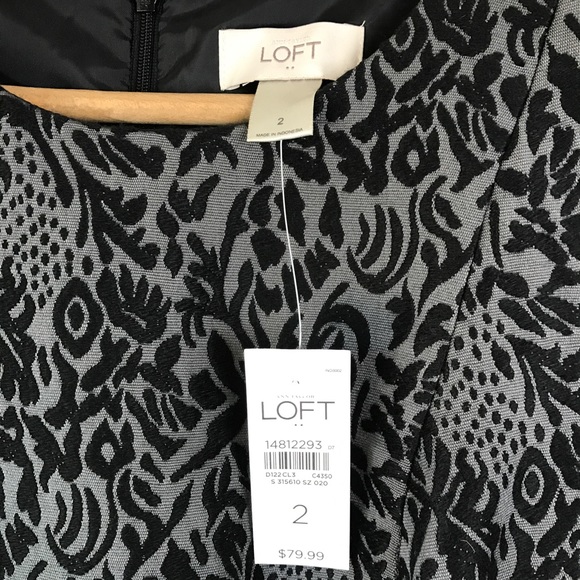 NWT. Loft• Dress• size 2 - Picture 5 of 5