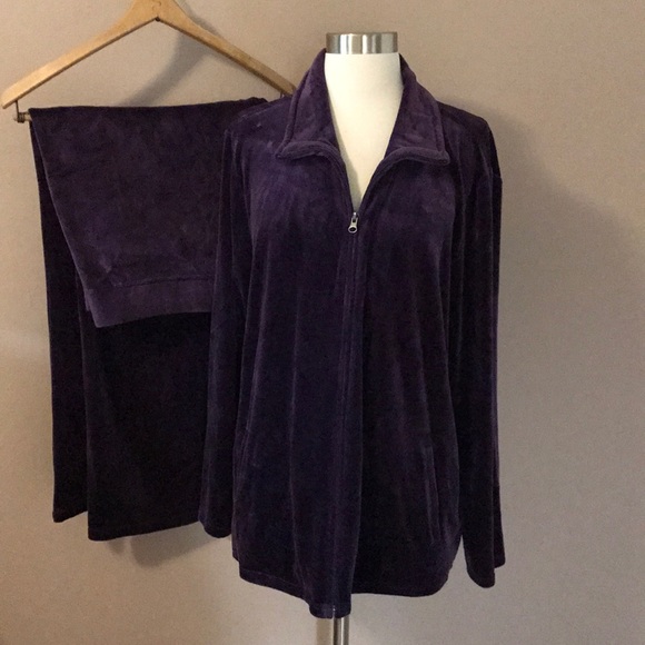 Talbots velour tracksuit clearance