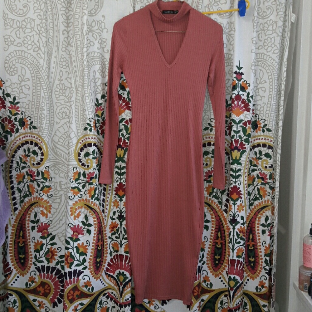 Ribber chocker dress