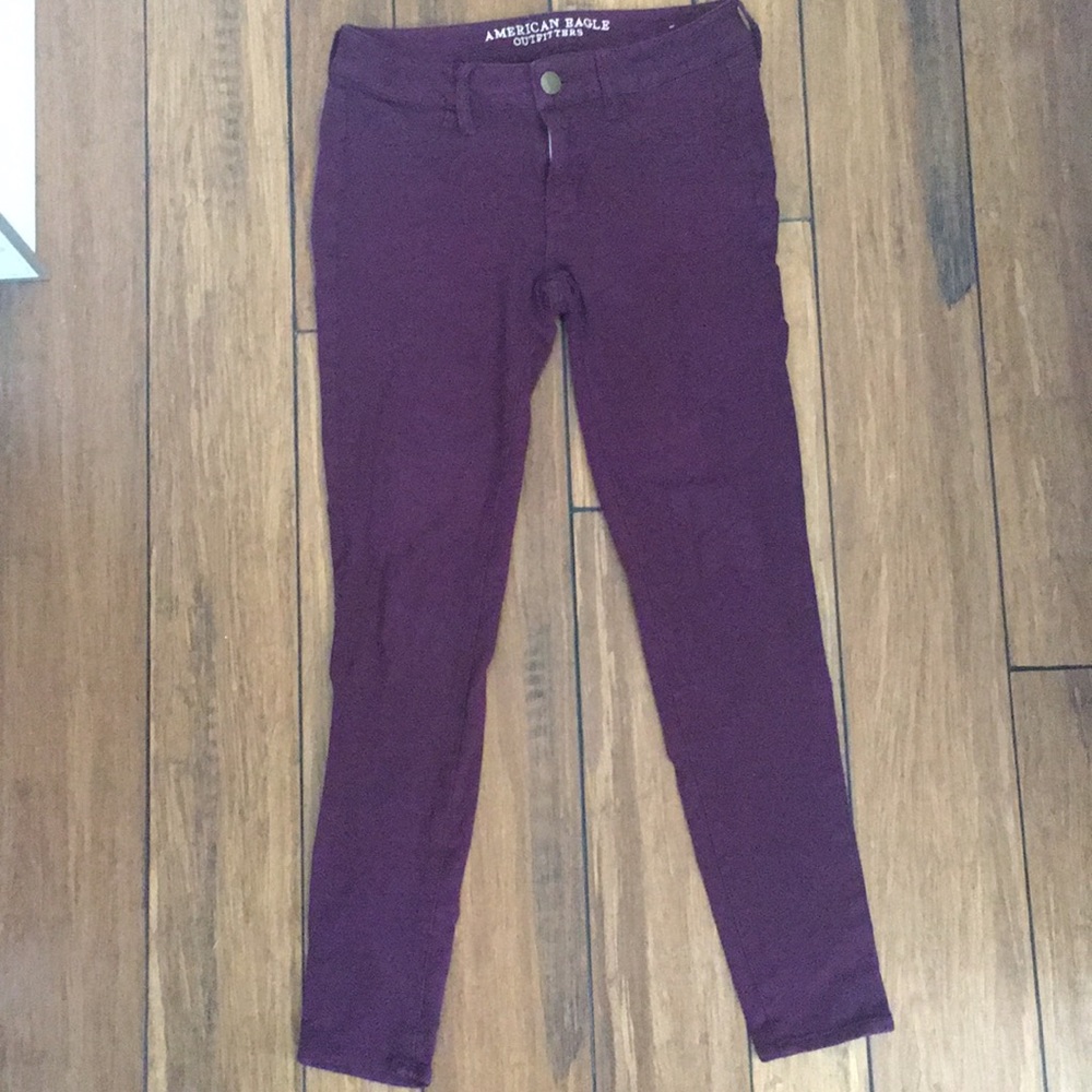 Maroon Jegging