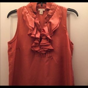 J.Crew size 6 Silk dress button down shirt
