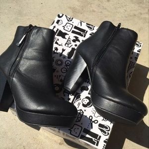 Thick Heel Booties