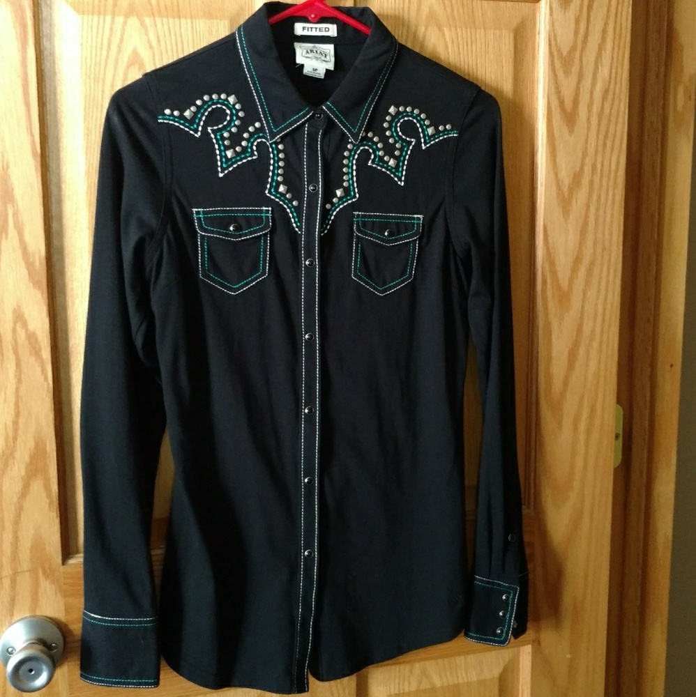 Ariat western button up shirt