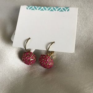Pink and Gold Earrings