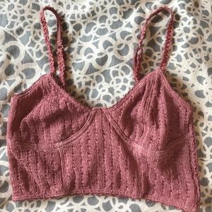Pink bralette