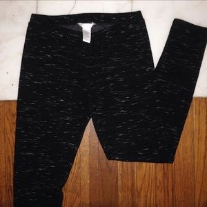 Lauren Conrad Leggings Stripes thick Warm Cozy