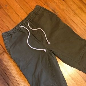 H&M Olive Jogger Pants - Size 28