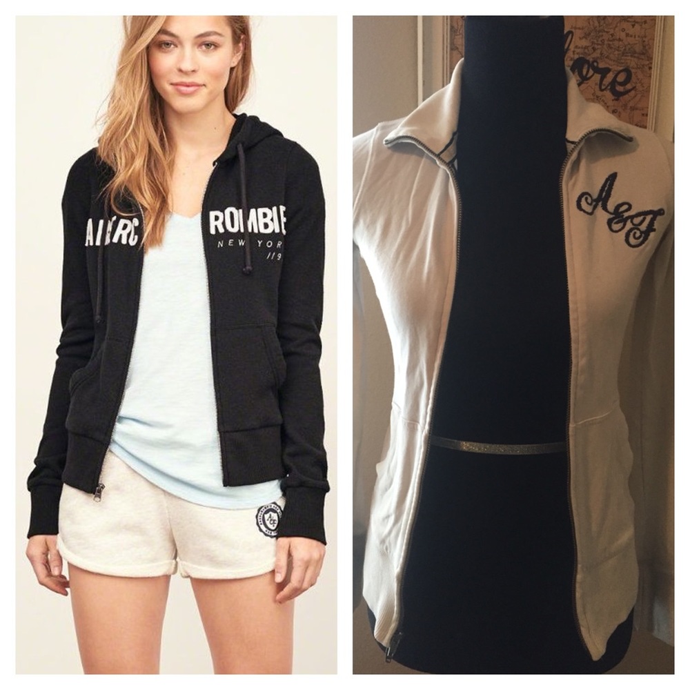Abercrombie zipper sweater