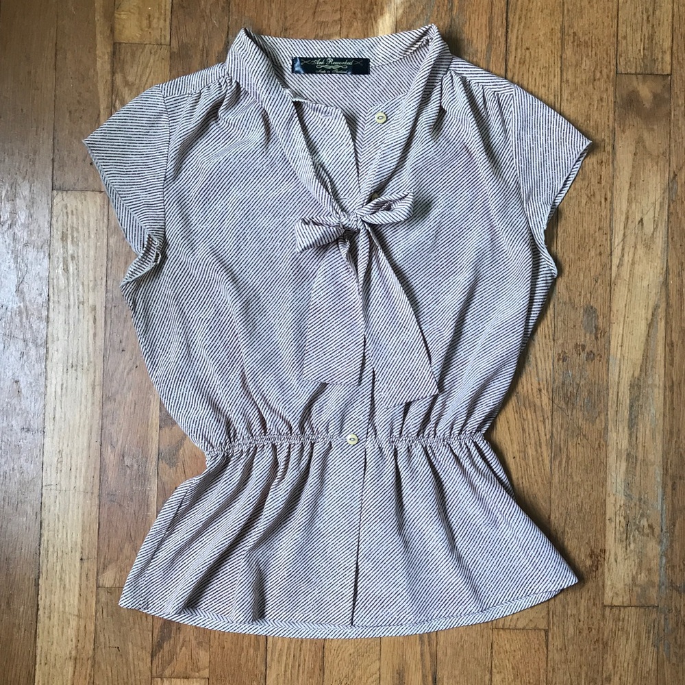 Vintage secretary blouse