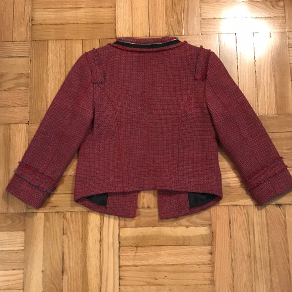 Hinge tweed jacket with faux zipper detail - Picture 2 of 4