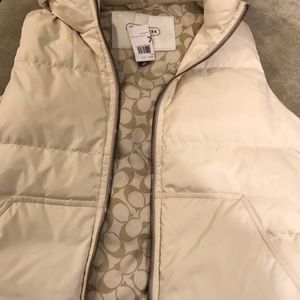 Authentic Coach puffer vest