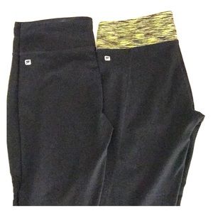 2-for-1 fabletics leggings, size S-M