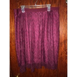 Skirt - Short Wine