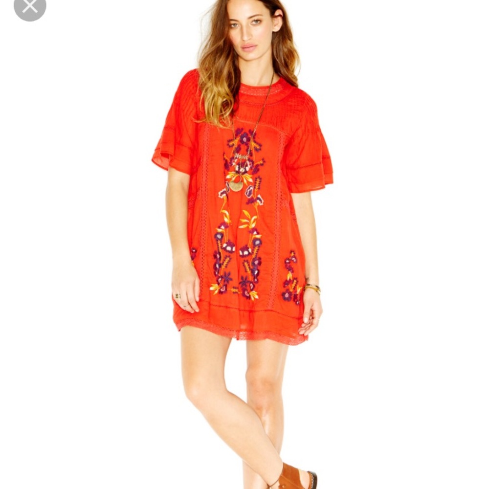 Free People Perfectly Victorian embroidered dress