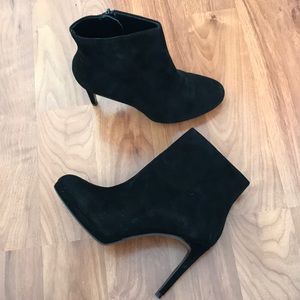 Zara Black Ankle Booties with Heel
