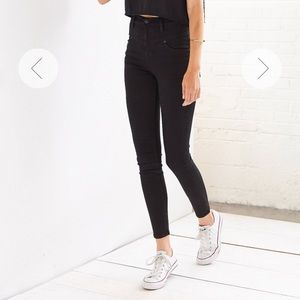 BDG Seamed High-Rise Jean - Black Urban Outfitters