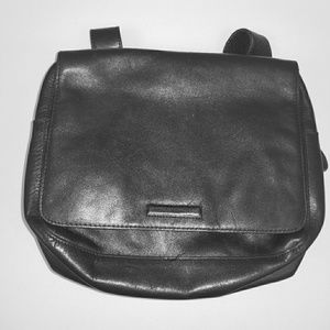 Vintage Kenneth Cole Black Leather Backpack