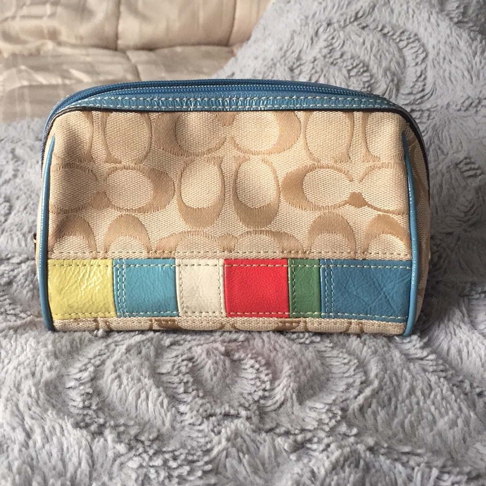Coach makeup bag