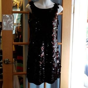 Banana Republic Black Sequin Dress