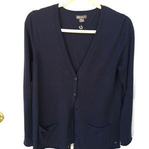 Navy cardigan