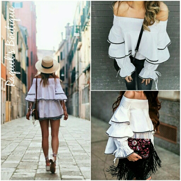 Tops - Roma Ruffle Blouse