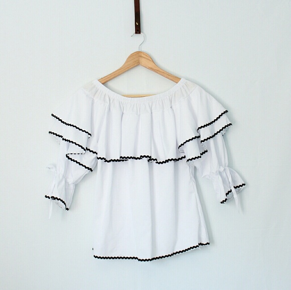 Roma Ruffle Blouse - Picture 2 of 5
