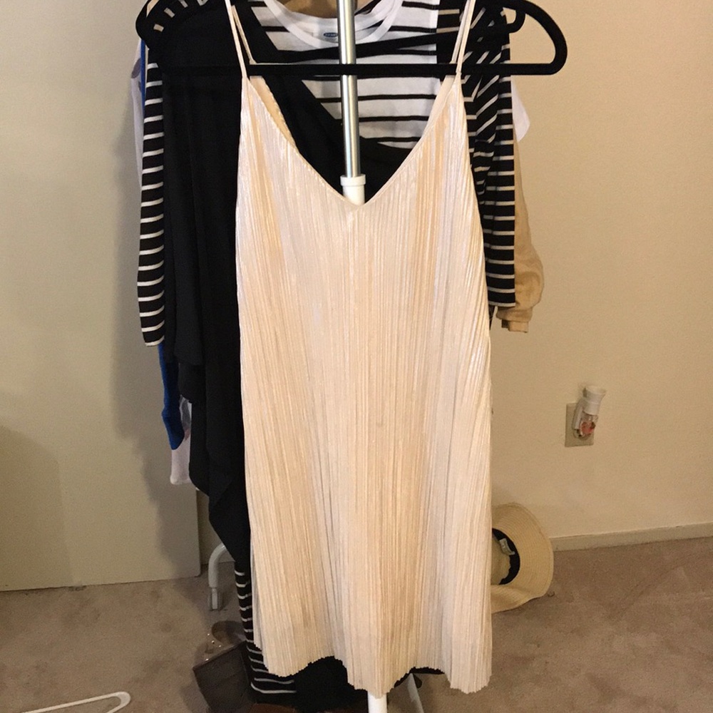 Gold dress