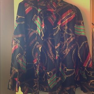 LAUREN BY RALPH LAUREN Chains & Buckles Shirt